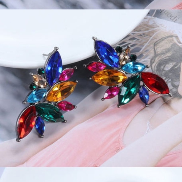 Drop geometric earring - Picture 5 of 5